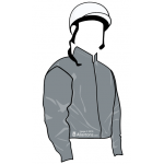 GRIS, MANGAS GRIS, GORRO BLANCO