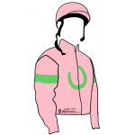 ROSA CON LUNA VERDE,ROSA CON BRAZALETE VERDE, GORRA ROSA